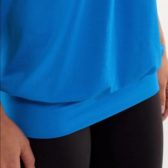Lululemon No Limits Tank in Beaming Blue/Laceoflage Polar Cream Beaming Blue - Picture 4 of 13